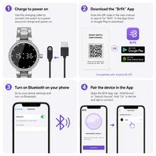 SENBONO Fashion Multifunctional Smart Bracelet, Multiple Sports Modes, Innovative Design, Unique & Elegant, Music Playback, Waterproof, Fashionable Women's Smart Bracelet Watch - View 7