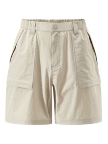 CAMEL CROWN Men's Cool Feel Quick Dry Shorts, Spring Summer Sun Protection Moisture Wicking Cooling Shorts - Truffle Ash - View 3