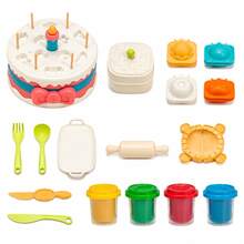 24pcs Kids Handmade Modeling Clay Set, Soft And Easy To Shape, Slow Drying, Wheat Flour Material, Multiple Molds For Creation, Inspiring Creativity DIY Educational Toy, Suitable For Back To School, Teamwork, Parent-Child Interaction, Festivals, Birthdays, Graduation Ceremonies, Carnivals, Christmas, Thanksgiving, Carnival Gifts, Reusable, Please Store Sealed - Fake Cake Machine - View 3