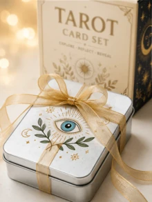 Penutup Kotak Penyimpanan Kartu Tarot, Dicetak dengan Kartu Tarot, Macan Tutul, Mata Misterius, Penyihir, dan Pola Lainnya, Dapat Digunakan sebagai Kotak Penyimpanan Kartu Tarot, Toples Penyimpanan, Kotak Penyimpanan Kosmetik, Kotak Hadiah, Cocok untuk Menyimpan Kartu Tarot, Perhiasan, Alat Tulis, dll. - MultiWarna - View 5