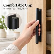 Modern Minimalist Cabinet Handles Matte Black Gold Silver Pull Handle Suitable For Kitchen Drawer Wardrobe Door Furniture Hardware - Multicolor - View 3