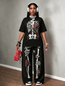 Women T-Shirts - Black - View 8