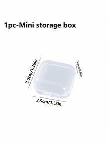 1pc Five Compartment Storage Box,Jewelry And Small Hair Accessory/Clip Storage Box,Beauty Tool Storage Box,Buckle Cover Multi-Compartment Storage Bag,Room Decor,Travel Essential,Desktop Storage,Brush/Perfume Storage,Women's Gift,Christmas Gift - Multicolor - View 8