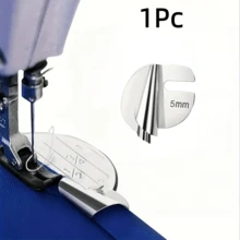 1Pc/2/3/4/6/8Pcs Universal Sewing Hemming Foot Set, 8 Sizes Wide Hemming Presser Feet, Sewing Machine Hemming Feet, Home & Industrial Sewing Machine Curved Hemming Feet - A - View 32