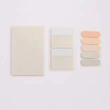 3-Pack Soft Color Sticky Notes Set, Writable Self-Adhesive Memo Pads, Divided Index Tabs, Student Study Notes, Office Memo Classification Stickers - one-size - View 10