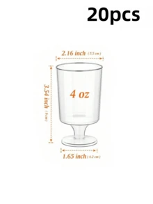 120ml Reusable Plastic Cups, Suitable For Cold Drinks And Desserts, Especially For Pudding, Cheesecake, Mousse, Cocktails, Coffee And Other Beverages. Ideal For Birthday Parties, Weddings, New Year's Eve And Other Celebrations, Can Be Used For Various Occasions Of Beverage Serving. - View 14