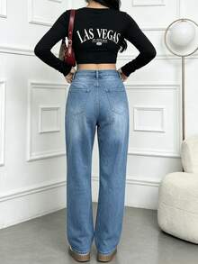 Women Jeans - 2068 Blue - View 3