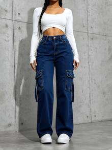 Women Jeans - 2077 Workwear Blue - View 2