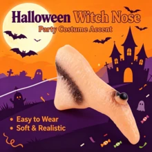 Halloween Fake Long Witch Nose With Elastic String For Cosplay Masquerade Fancy Dress Party Costume Decoration Prop - Multicolor - View 2