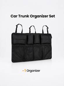 Foldable Car Trunk Organizer Bag Large Capacity Multi-Function Storage Portable Cargo Container Universal For Cars SUVs Travel Camping Road Trip Daily Essentials Home Organization - Multicolor - View 12