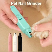 1PC New Automatic Pet Nail Grinder, Suitable For Small Dogs, Small Cats, Small Animals, Automatic Nail Trimmer, Pet Nail Grinder, Ergonomic Design Easy To Operate, Durable, Beautiful Appearance, Simple Operation, Convenient To Carry, Low Noise, Battery Powered, Requires 2 AAA Batteries (Not Included), Dog Supplies, Cat Essentials - single hole - View 2