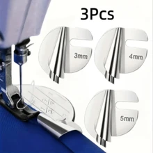 1Pc/2/3/4/6/8Pcs Universal Sewing Hemming Foot Set, 8 Sizes Wide Hemming Presser Feet, Sewing Machine Hemming Feet, Home & Industrial Sewing Machine Curved Hemming Feet - A - View 30