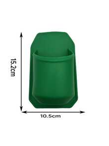 1PC Silicone Shower Beer Rack, Beverage Cup Holder, Cola Can Wall-Mounted Stand, Bathroom Silicone Storage Rack, Bathroom Mobile Phone Holder - Multicolor - View 3