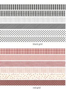 6 Rolls Vintage Plaid Washi Tape, Decorative Paper Tape With Retro Aesthetic, Suitable For Scrapbooking, Journaling, Diaries, Art Projects, Handmade Crafts And Students' Back To School Decoration - Multi-color - View 8
