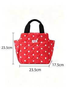 Teks Bahasa Inggris: Tas Bekal Makan Siang Terisolasi Estetis dengan Banyak Kantong untuk Gelas Air, Tas Lipat Lembut Fungsional untuk Wanita, Dapat Dicuci, Penyimpanan dan Pengorganisasian, Ideal untuk Perjalanan, Kantor, Dapur, Tas Bekal Makan Siang, Tas Bekal Makan Siang untuk Wanita, Halloween - MultiWarna - View 16
