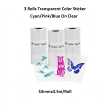 Portable Mini Thermal Paper. Laser/Transparent/Colored/White Adhesive Paper, Self-Adhesive Printing Paper. Suitable For Note-Taking, Work, Photography, Hand-Drawn Sketches, And Memo Use. Prints Without Ink. - View 54