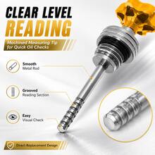1pc Motorcycle Oil Dipstick GY6 Modified Oil Gauge Scooter Oil Cap Modification Accessory - A - View 4