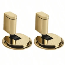 1 cái chặn cửa nam châm bằng thép không gỉ chống gió yên tĩnh - tàng hình, lực hít điều chỉnh được giúp đóng cửa chắc chắn - Chặn cửa âm sàn - Xem 10