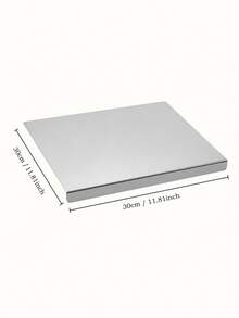 2/1pc Large Stainless Steel Cutting Board, Kitchen Use, Commercial, Non-Slip Double-Sided - View 5