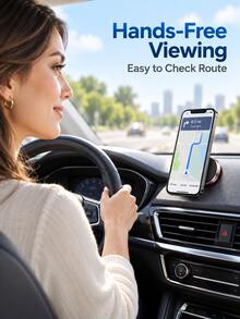 Mini Car Phone Holder (1-Piece Pack) - Universal Dashboard And Air Vent Mount, 360-Degree Rotation, Convenient Hands-Free Navigation, Calls, And Video Viewing. A Perfect Birthday Gift For A Friend. - Multicolor - View 7