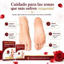 OUKEYA Mascarilla Hidratante para Pies Aroma Rosa, 3 Pares, con Urea, Glicerina, Aceite Mineral y Petrolato, para Pies Secos y Ásperos - 3 pares - Rosa - Ver 6