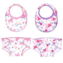 Reusable And Washable Baby Doll Diapers For 12-18 Inch Dolls, Doll Underwear For Girls Role Play Game Accessories, Display Image For Reference Only (Doll Not Included) - Multicolor - View 5