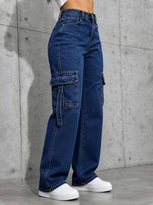 Women Jeans - 2077 Workwear Blue - View 1