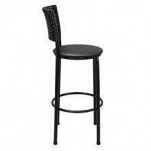 2 Banquetas Alta Desmontavél Junco Preto Para Cozinha Americana Área Gourmet Balcão - Preto - Visão 7