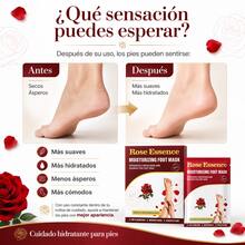 OUKEYA Mascarilla Hidratante para Pies Aroma Rosa, 3 Pares, con Urea, Glicerina, Aceite Mineral y Petrolato, para Pies Secos y Ásperos - 3 pares - Rosa - Ver 7