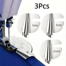 1Pc/2/3/4/6/8Pcs Universal Sewing Hemming Foot Set, 8 Sizes Wide Hemming Presser Feet, Sewing Machine Hemming Feet, Home & Industrial Sewing Machine Curved Hemming Feet - A - View 27
