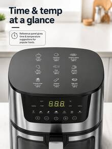 SOKANY Air Fryer, Large Capacity Electric Air Fryer And Oven Combo - Easy Baking And Frying - Silver - View 5