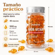 OUKEYA Hair Gloss - 40 Capsules - Orange - View 9