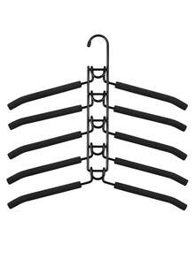 Multi-Layer Non-Slip Hangers, Closet Storage Hooks, Space-Saving, Suitable For Tops, Tank Tops And Multi-Functional Pants Rack, Scarf Rack, Closet Organizer, Suitable For Pants, Leggings, Scarves, Ties, Dormitory, Closet Organization, Holiday Gift - Multicolor - View 11