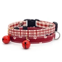2 buah Kalung Kucing Merah Keberuntungan (Dengan Lonceng) - Desain Lepas Cepat untuk Kucing dan Anjing Kecil - Kalung Hewan Peliharaan yang Dapat Diatur - Merah - View 8