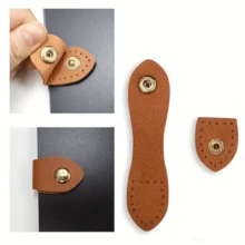 1pc/2pcs/4pcs/5pcs Artificial Leather Snap Fasteners, Sew-On DIY Handmade Buttons, Suitable For Wallets, Handbags, Phone Cases, Jackets, Notebooks And Clothing Sewing Zippers - Multicolor - View 11