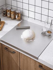 2/1pc Large Stainless Steel Cutting Board, Kitchen Use, Commercial, Non-Slip Double-Sided - View 12