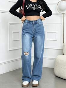 Women Jeans - 2068 Blue - View 2