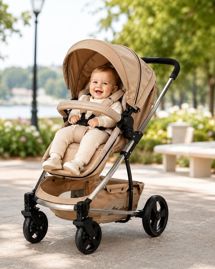 THE BABY SHOP Baby Walkers - Beige - View 1