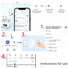 Designed Wireless Earbuds, Partially Inserted In The Ear, With Smart Touch Control, Auto-Pairing, And Voice Assistant Features. High-Performance Audio, Ideal For Sports And Outdoor Activities, Comfortable, Instant Pairing, Compatible With Samsung & - In-ear Style With Multiple Colors - View 10
