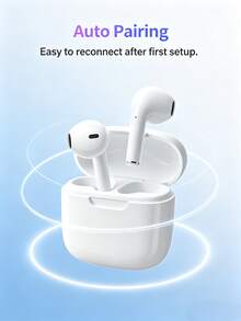 In-Ear Bluetooth Earphones, Stable Bluetooth 5.3 Wireless Connection, Long Battery Life, Ergonomic Design For Comfortable Wear, Hi-Fi Sound Quality, Suitable For Subway, Office And Commuting - White - View 11