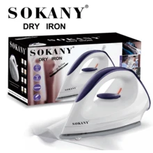 SOKANY 119 Household Electric Iron, 1200W High Power Strong Wrinkle Removal, Ceramic Non-Stick Soleplate, 5-Level Temperature Adjustment, Precise Ironing, Suitable For Home/Clothing Store And More - White - View 14