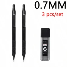 3pcs/Set Mechanical Pencil Set 0.5mm/0.7mm | Professional Drafting Pencil Kit For Writing, Drawing, Sketching | Smooth Writing & Break-Resistant Design,Durable, Office & School Use - Multiple Styles - View 18