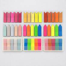 900pcs Colorful Sticky Note Index Tab Set, Writable Arrow Page Markers, Bookmark Labels, Portable Storage Box, Student Reading Notes Office Supplies - one-size - View 8