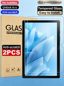 2pcs HD Tempered Glass Screen Protector 9H Hardness Full Coverage Anti-Explosion Anti-Scratch Tablet Screen Protector Compatible With Air/Pro 9.7"/10.2"/11"/Compatible With Samsung Galaxy Tab S7/S8/S9/S9 FE/S10 FE/A11/A11+/A9+/A9 8.7"/Compatible With Xiaomi Pad/Pad/Compatible With Huawei Matepad/Honor Pad/Bubble-Free Auto-Adsorption Protective Film - Clear - View 12