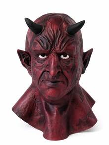 Red Monster Mask, Full Face Halloween Costume Accessory, Suitable For Adults Men And Women, Perfect For Halloween Parties, Masquerade Balls, Cosplay Parties And Haunted House Events, Party Essential - Multiple Styles - View 11