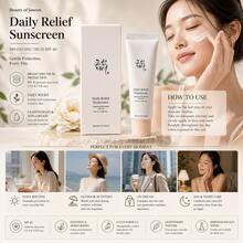 Beauty Of Joseon Daily Relief Sunscreen SPF 40 50ml, Broad Spectrum Korean Facial Sunscreen, Lightweight & Non-Greasy Moisturizing Sun Cream, Daily UV Protection For Sensitive Skin - White - View 4