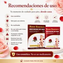 OUKEYA Mascarilla Hidratante para Pies Aroma Rosa, 3 Pares, con Urea, Glicerina, Aceite Mineral y Petrolato, para Pies Secos y Ásperos - 3 pares - Rosa - Ver 9