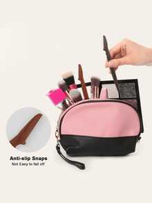 Set 3 Warna 30/24/12/6/1pc, Alat Cukur Wajah Dermaplaning Presisi dengan Penutup Pelindung, Pemangkas Lembut untuk Membentuk Alis, Bulu Halus & Eksfoliasi - Pencampuran Warna - View 5