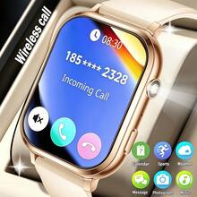 New 1.83-Inch Screen Stylish Sports Smart Watch For Men And Women, Supports Wireless Calls/Texts, Multiple Sports Modes, Remote Camera Control, Fitness Tracking, Wireless Music, Compatible With Various Smartphones, Perfect For Holiday Gifts. - Multicolor - View 15