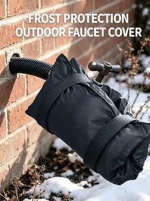 3pcs/2pcs/1pc Thickened Faucet Anti-Freeze Insulation Cover, Outdoor Water Pipe Anti-Freeze & Dust Cover, Prevent Faucet Freezing, Winter Insulation Tool, Reusable, Easy To Remove, Suitable For Home, Garden, Kitchen And Various Outdoor Scenes - A - View 1